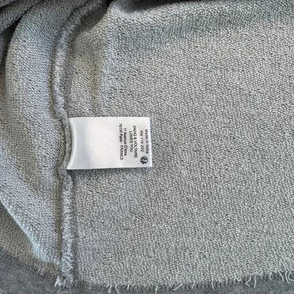 Zadig & Voltaire Heather Gray Skull Sweatshirt - Picture 7 of 8